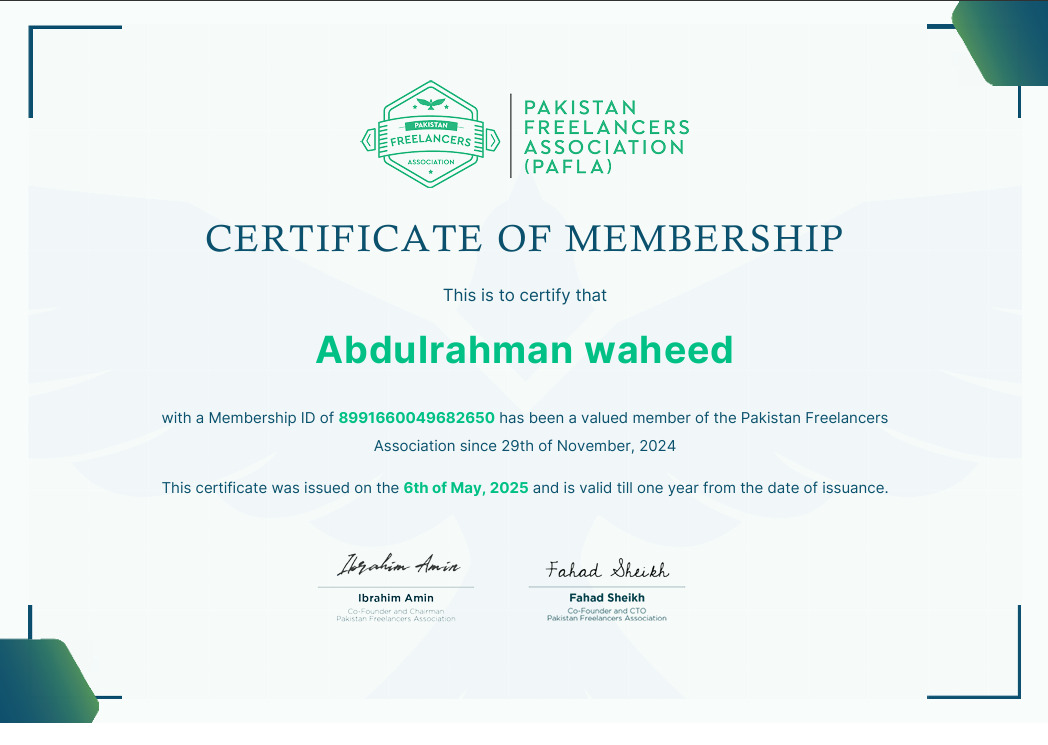 PAFLA Membership